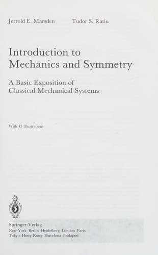 Cover image for Introduction to mechanics and symmetry
