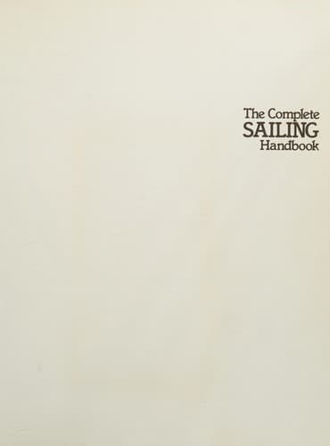 Cover image for The complete sailing handbook