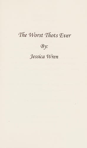 Cover image for The worst thots ever