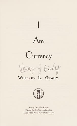 Cover image for I am currency