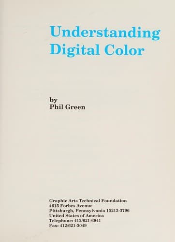 Cover image for Understanding digital color