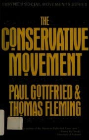 Cover image for The conservative movement