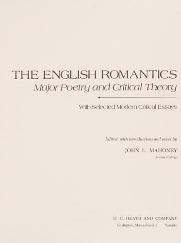 The English romantics