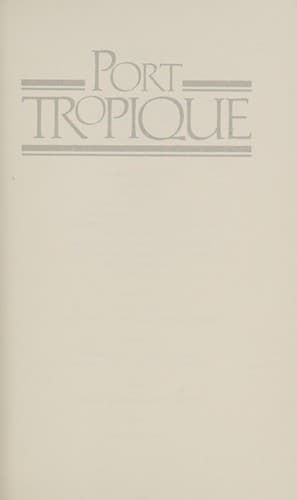 Cover image for Port Tropique