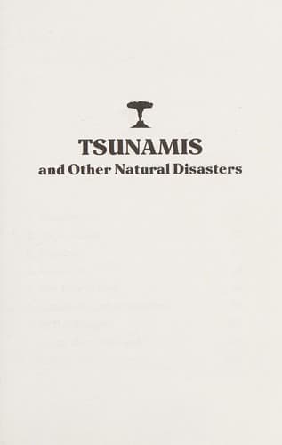 Cover image for Tsunamis and Other Natural Disasters