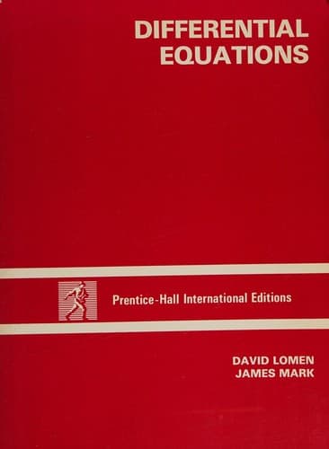 Cover image for Differential equations