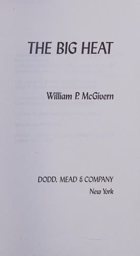 Cover image for The Big Heat