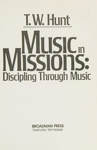 Cover image for Music in missions