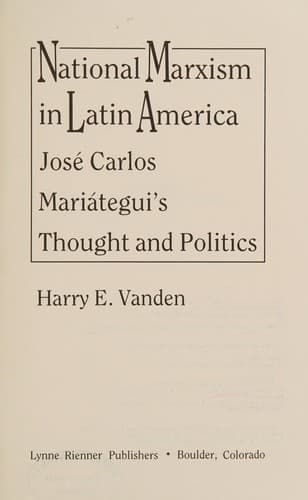 National Marxism in Latin America