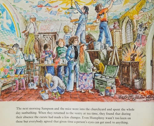 Cover image for The church mice at bay