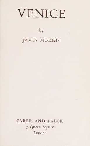 Cover image for Venice.