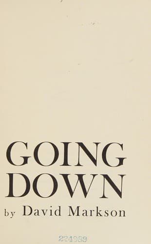 Cover image for Going down.