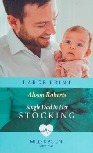 Cover image for Single Dad in Her Stocking
