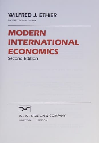 Cover image for Modern international economics