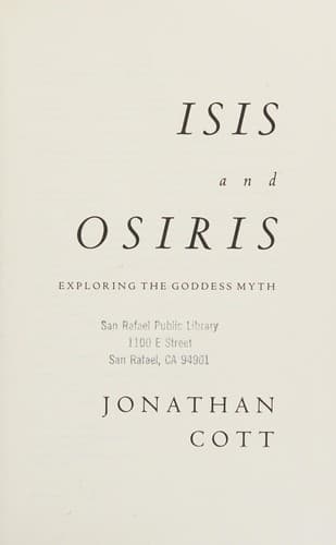 Cover image for Isis and Osiris
