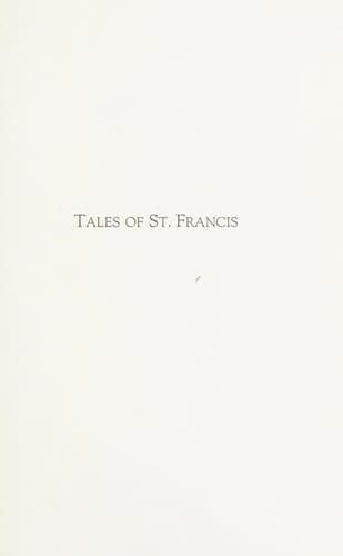 Cover image for Tales of St. Francis