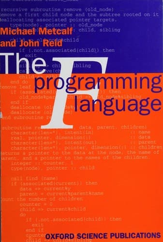 Cover image for The F programming language