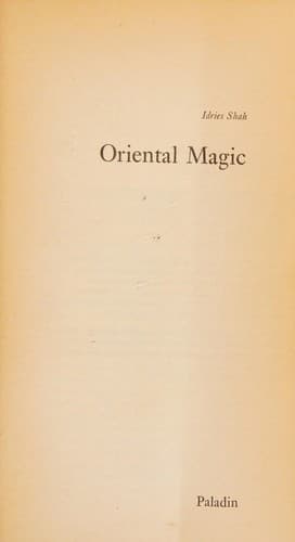 Cover image for Oriental magic