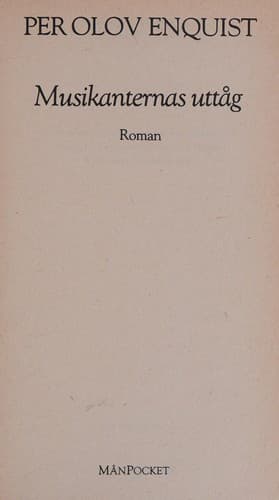 Cover image for Musikanternas uttåg