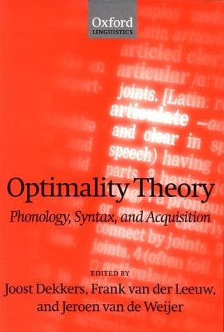 Cover image for Optimality Theory