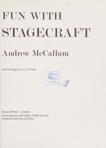 Cover image for Fun with stagecraft