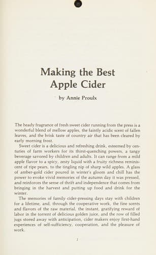 Cover image for Making the best apple cider