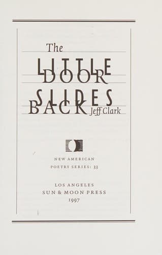 Cover image for The little door slides back