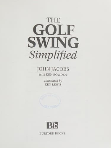 Cover image for The golf swing simplified