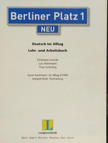 Cover image for Berliner Platz - neu