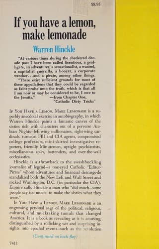 Cover image for If you have a lemon, make lemonade