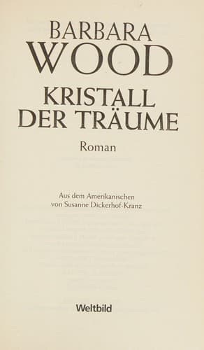 Cover image for Kristall der Träume