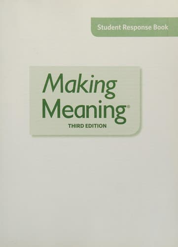 Cover image for Making meaning classroom package