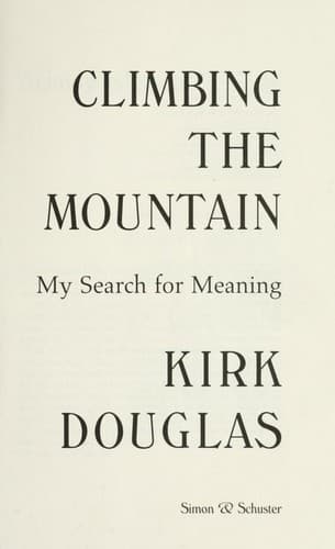 Cover image for Climbing the mountain