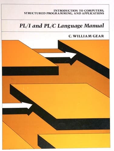 Cover image for PL/I and PL/C language manual