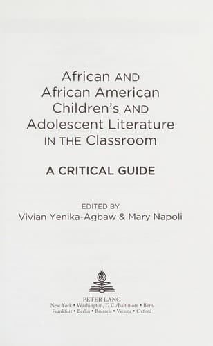 African and African American children's and adolescent literature in the classroom