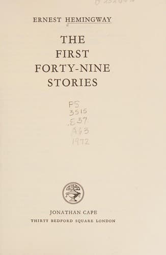 The first forty-nine stories