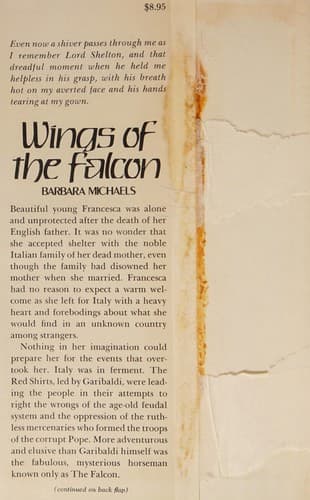 Cover image for Wings of the falcon