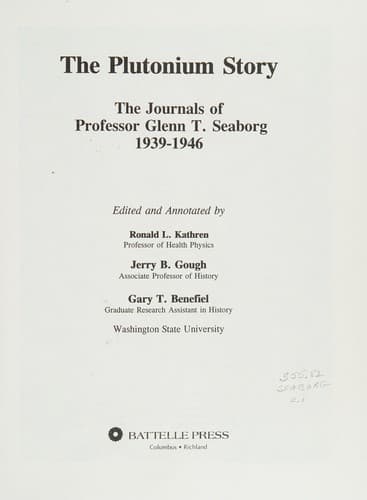 The plutonium story