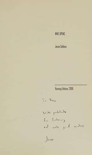 Cover image for Who opens