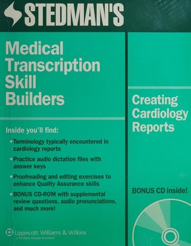 Cover image for Stedman's medical transcription skill builders.