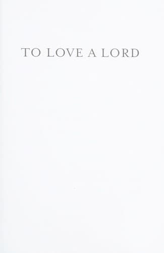 Cover image for To love a Lord