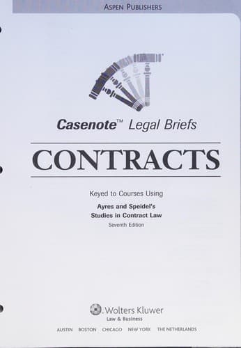 Cover image for Contracts