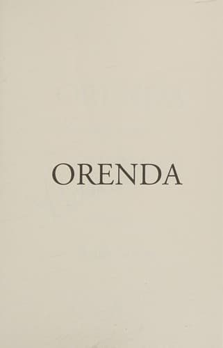 Cover image for Orenda