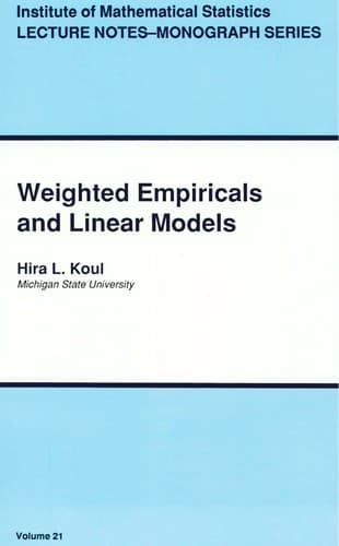 Cover image for Weighted empiricals and linear models