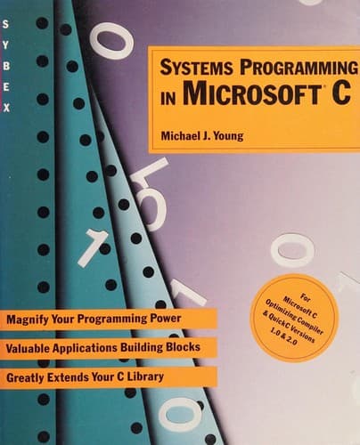 Cover image for Systems programming in Microsoft C