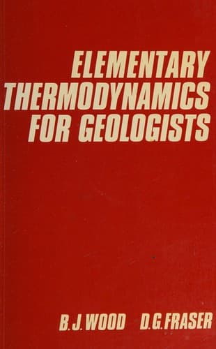 Cover image for Elementary thermodynamics for geologists