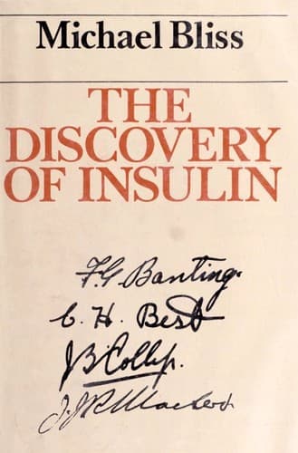 Cover image for The discovery of insulin