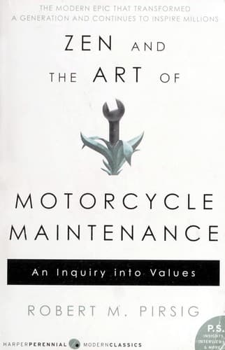 Cover image for Zen and the Art of Motorcycle Maintenance