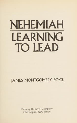 Cover image for Nehemiah
