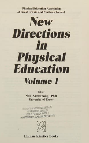 Cover image for New Directions in Physical Education